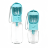 Portable Pet Water Bottle with Food Container - Leakproof Travel Water Dispenser & Collapsible Food Storage for Dogs, Cats, Outdoor Activities